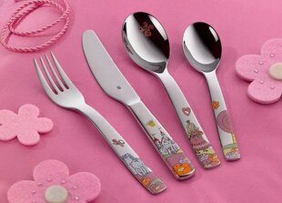 Комплект столовых приборов WMF 4-Pcs Child's Set Prinzessin Anneli 3201111618 цена и информация | Столовые приборы | hansapost.ee