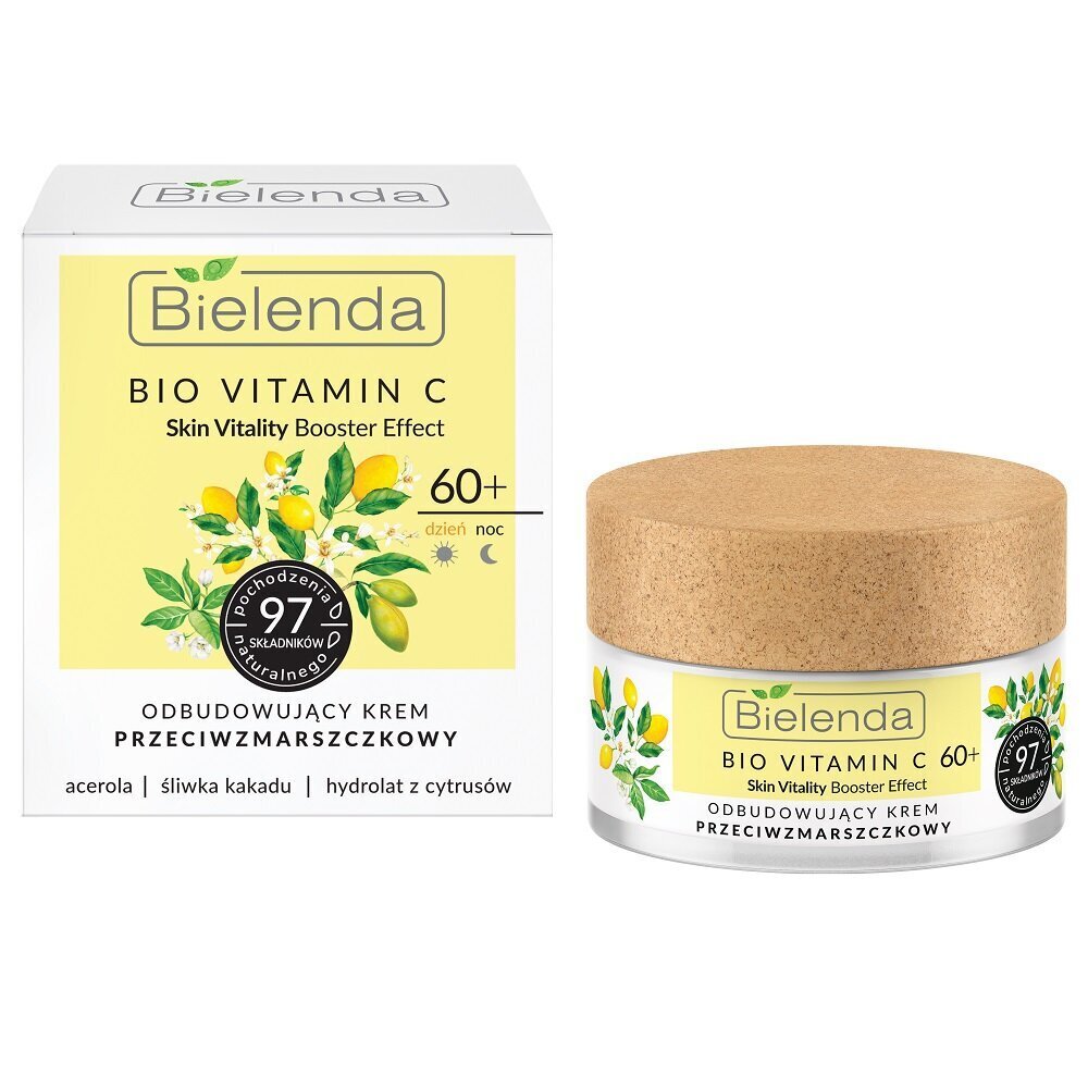 Näokreem Bielenda Bio Vitamin C Lifting 60+, 50 ml цена и информация | Näokreemid | hansapost.ee