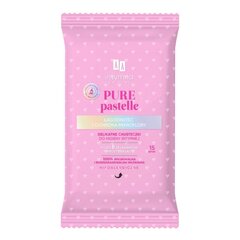 Салфетки для интимной гигиены AA Pure Pastelle, 15 шт цена и информация | Влажные салфетки | hansapost.ee