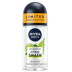 Higistamisvastane roll-on Nivea Men Citrus Smash, 50 ml hind ja info | Deodorandid | hansapost.ee