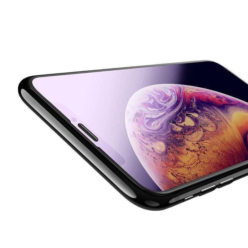 Kaitseklaas Devia Van Anti-blue Ray Full Screen telefonile iPhone XR (6.1) 10 tk цена и информация | Ekraani kaitseklaasid ja kaitsekiled | hansapost.ee