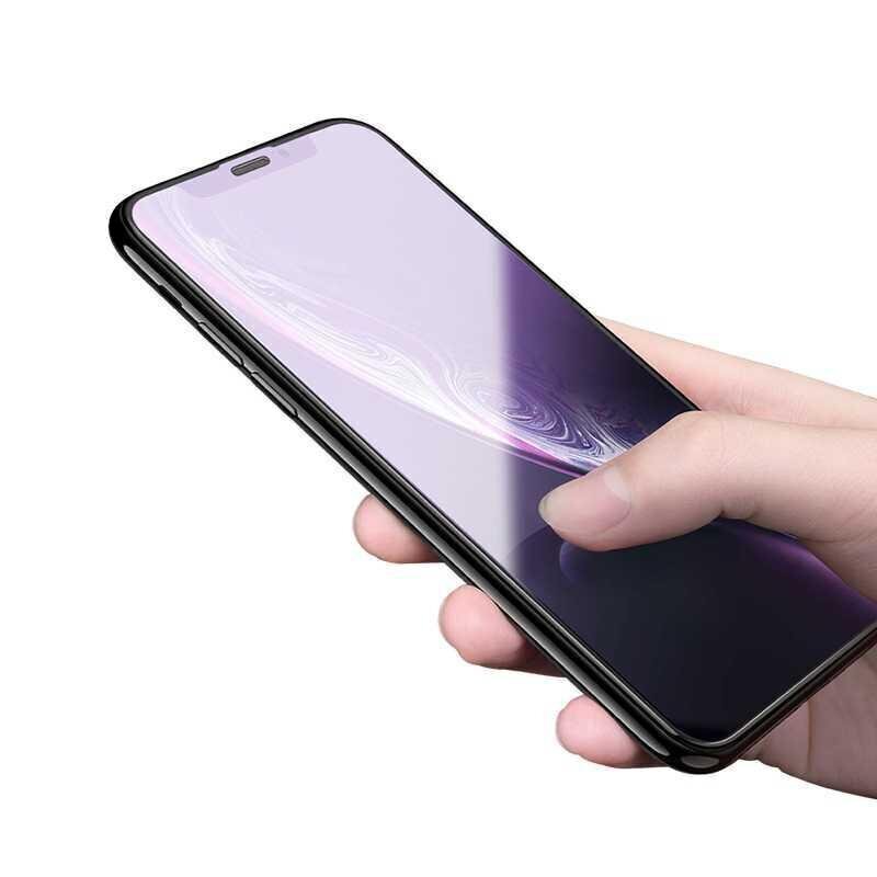Kaitseklaas Devia Van Anti-blue Ray Full Screen telefonile iPhone XR (6.1) 10 tk цена и информация | Ekraani kaitseklaasid ja kaitsekiled | hansapost.ee