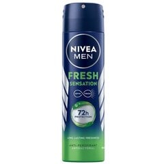 Spreideodorant meestele Nivea Men Fresh Sensation Anti-Perspirant, 150 ml hind ja info | Deodorandid | hansapost.ee