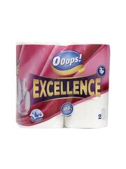 Majapidamispaber OOOPS! Excellence, 3 kihiline, 2 tk цена и информация | Туалетная бумага, бумажные полотенца | hansapost.ee
