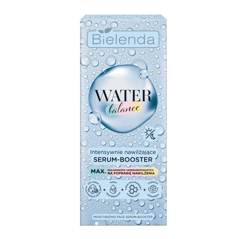 Näoseerum Bielenda Water Balance niisutav, 30 g hind ja info | Näoõlid, ampullid ja seerumid | hansapost.ee