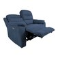 Diivan-recliner Home4you Mimi, 153x93x102 cm, sinine цена и информация | Diivanvoodid ja diivanid | hansapost.ee