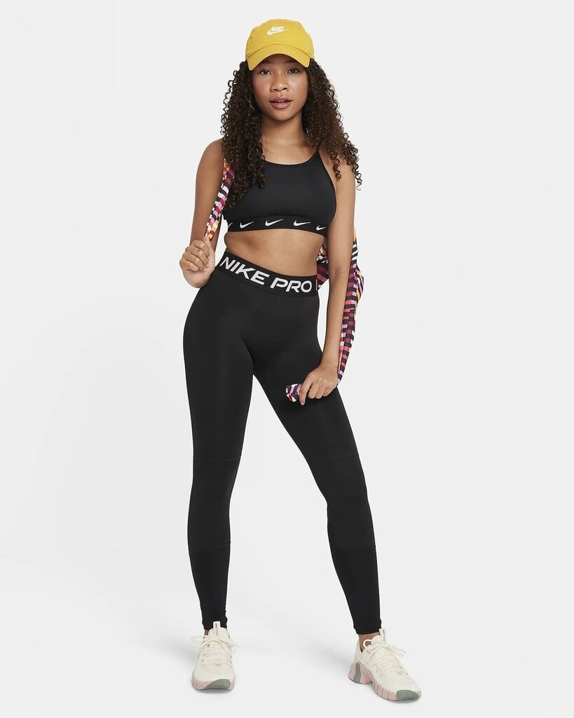 Nike laste treeningretuusid PRO GIRLS TIGHT, must hind ja info | Retuusid, püksid tüdrukutele | hansapost.ee