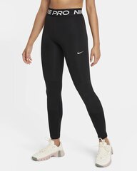 Тренировочные штаны для девочек Nike Pro Girls Tight, черные цена и информация | Штаны для девочек | hansapost.ee