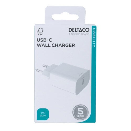 Deltaco Wall Charger цена и информация | Laadijad mobiiltelefonidele | hansapost.ee