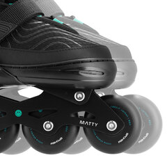 Роликовые коньки Spokey Matty 39-42, черный цвет цена и информация | Ролики | hansapost.ee