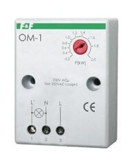 Ограничитель мощности с измерителем параметров сети OM-121 цена и информация | Выключатели, розетки | hansapost.ee
