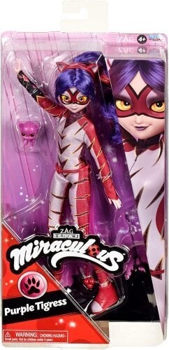 Nukk Miraculous Purple Tigress цена и информация | Mänguasjad tüdrukutele | hansapost.ee