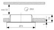Kanlux sisseehitatud lamp Gavi CT-2116 BC/M цена и информация | Süvistatavad LED valgustid | hansapost.ee
