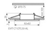 Kanlux sisseehitatud lamp Evit CT-DTL50-AL hind ja info | Süvistatavad LED valgustid | hansapost.ee