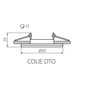 Kanlux sisseehitatud valgusti Colie DTO-GR hind ja info | Süvistatavad LED valgustid | hansapost.ee