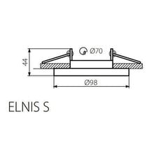 Kanlux sisseehitatud LED lamp Elnis kaina ir informacija | Süvistatavad LED valgustid | hansapost.ee