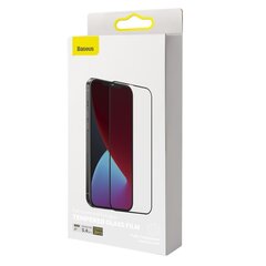 Kaitseklaas Baseus 2x Full screen 0,25 mm tempered glass with a frame telefonile iPhone 12 mini hind ja info | Ekraani kaitseklaasid ja kaitsekiled | hansapost.ee