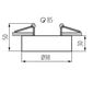 Mini Bord laelamp DLP-50-W цена и информация | Laelambid | hansapost.ee