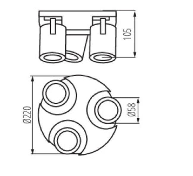 Laevalgusti Laurin EL-3O W hind ja info | Laelambid | hansapost.ee