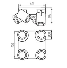 Laevalgusti Laurin EL-4O W hind ja info | Laelambid | hansapost.ee