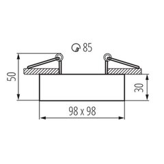 Laevalgusti Mini Gord DLP-50-B hind ja info | Laelambid | hansapost.ee