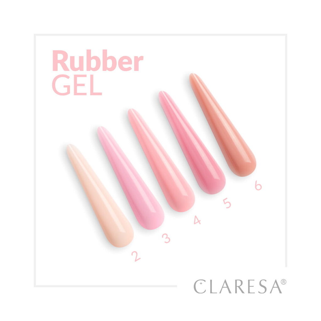 Geel Claresa Rubber, 45 g hind ja info | Küünelakid ja küünelakieemaldajad | hansapost.ee