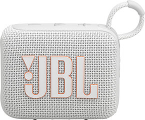 JBL Go 4 White JBLGO4WHT. цена и информация | Аудиоколонки | hansapost.ee