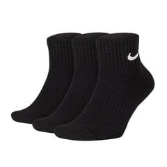 Meeste spordisokid Nike Everyday Cushion Ankle M SX7667 010, 3 paari, must hind ja info | Sokid meestele | hansapost.ee