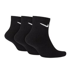 Мужские спортивные носки Nike Everyday Cushion Ankle M SX7667 010, 3 пары, черные цена и информация | Мужские носки | hansapost.ee