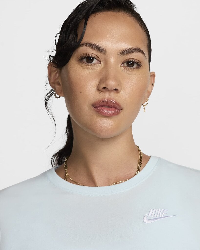 Nike naiste T-särk NSW TEE CLUB, helesinine цена и информация | T-särgid naistele | hansapost.ee