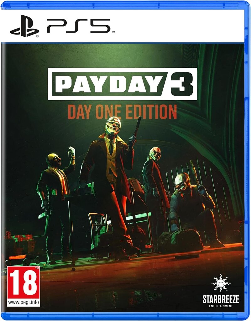 Payday 3 - Day One Edition (PS5) hind ja info | Konsooli- ja arvutimängud | hansapost.ee