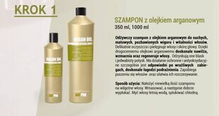 Toitev šampoon argaaniaõliga kuivadele, tuhmidele, elututele juustele KayPro, 350 ml hind ja info | Šampoonid | hansapost.ee