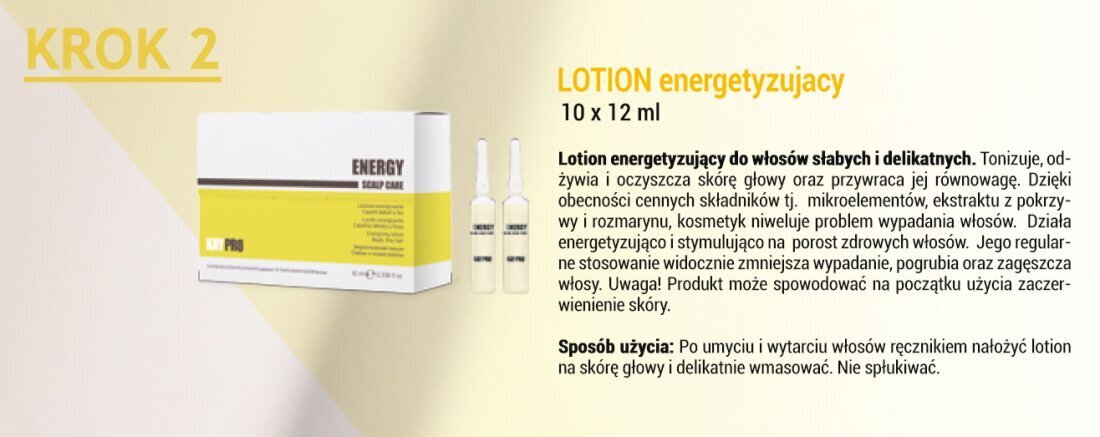 Energiat andev šampoon nõrkadele õhukestele juustele KayPro, 1000 ml hind ja info | Šampoonid | hansapost.ee