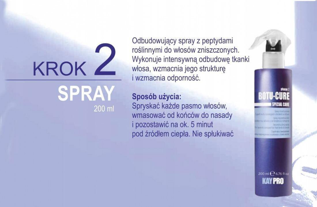 Šampoon tugevalt kahjustatud juustele KayPro Reconstructing Shampoo Botu-Cure, 1000 ml цена и информация | Šampoonid | hansapost.ee