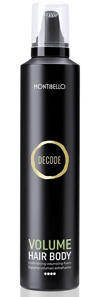 Vaht Decode Volume Hair Body Montibello (300 ml) hind ja info | Juuste viimistlusvahendid | hansapost.ee