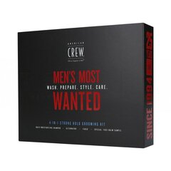 Набор для ухода за волосами AMERICAN CREW MEN’S MOST WANTED HOLD GROOMING SET  цена и информация | Средства для укладки | hansapost.ee