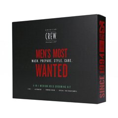 Набор для ухода за волосами AMERICAN CREW MEN’S MOST WANTED MEDIUM GROOMING SET  цена и информация | Средства для укладки | hansapost.ee