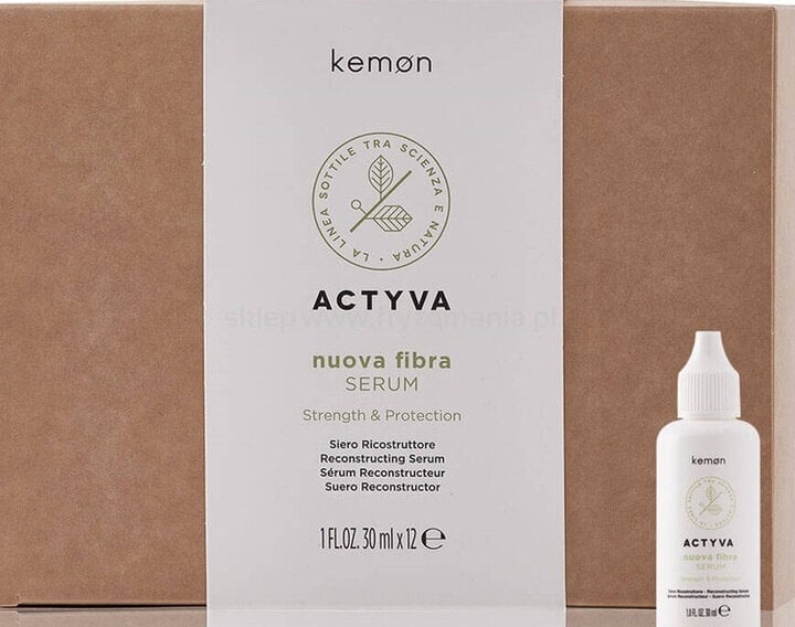 Kemon Actyva Nuova Fibra Serum SN 12x30ml цена и информация | Šampoonid | hansapost.ee