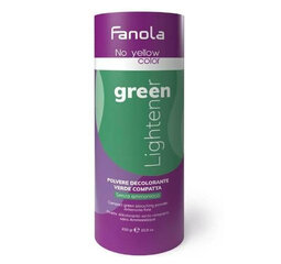 Pleegituspulber Fanola No Yellow Green Brightening Cream, 450g price and information | Hair dyes | hansapost.ee