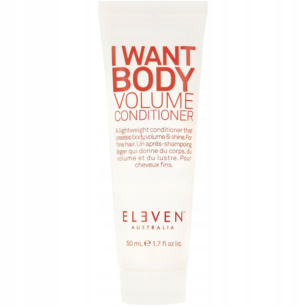 Juuksepalsam Eleven Australia I Want Body Vol Conditioner, 50 ml hind ja info | Šampoonid | hansapost.ee