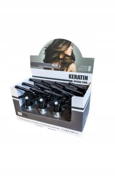 KayPro Keratin Filler Ampullid, 12x10ml цена и информация | Juuksemaskid, õlid ja seerumid | hansapost.ee