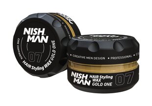 Juuksevaha Nishman Hair Styling Wax 07 Gold One meestele, 150 ml hind ja info | Juuste viimistlusvahendid | hansapost.ee