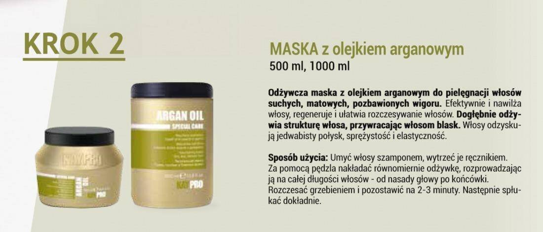 Toitev mask argaaniaõliga KayPro kuivadele juustele, 1000 ml цена и информация | Juuksemaskid, õlid ja seerumid | hansapost.ee