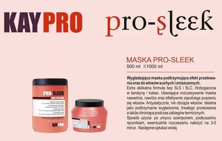 Mask sirgendatud ja keemiliselt töödeldud juustele KayPro Disciplining Mask, 1000 ml цена и информация | Juuksemaskid, õlid ja seerumid | hansapost.ee