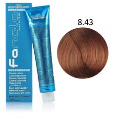 «Fanola Color Cream» 8.43 LIGHT COPPER GOLDEN BLONDE профессиональная краска для волос, 100 мл. цена и информация | Краска для волос | hansapost.ee