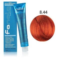 Professionaalne juuksevärv Fanola Color Cream 8.44 Light intensive Copper Blonde, 100 ml hind ja info | Juuksevärvid | hansapost.ee