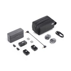 DJI Mic 2, 2TX + 1RX + charging case hind ja info | DJI Fotoaparaadid, objektiivid ja lisatarvikud | hansapost.ee