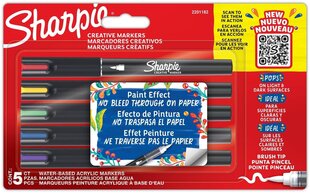 Sharpie Creative akrüülmarkerite komplekt, 5 tk. hind ja info | Kirjutusvahendid | hansapost.ee