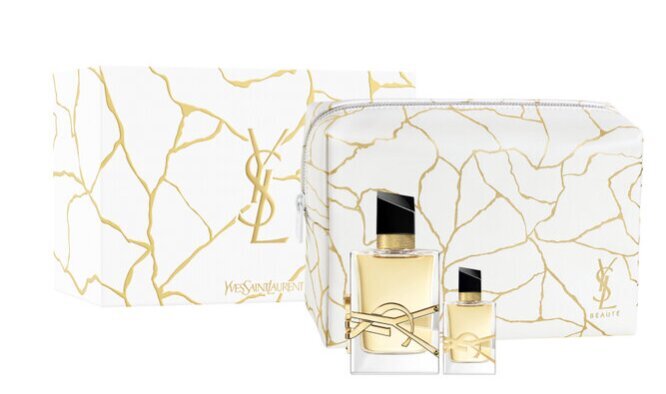 Komplekt Yves Saint Laurent Libre naistele: parfüümvesi EDP, 50 ml + parfüümvesi EDP, 7,5 ml + kosmeetikakott цена и информация | Parfüümid naistele | hansapost.ee