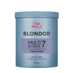 Пудра для осветления волос Wella Professionals Lightening powder Blondor Multi Blonde 7, 800 г цена и информация | Краска для волос | hansapost.ee